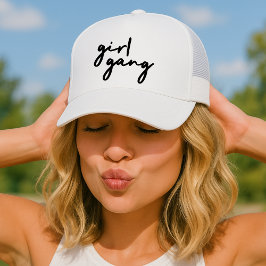 Girl Gang | Stijlvolle moderne vrouwelijke kracht Trucker Pet