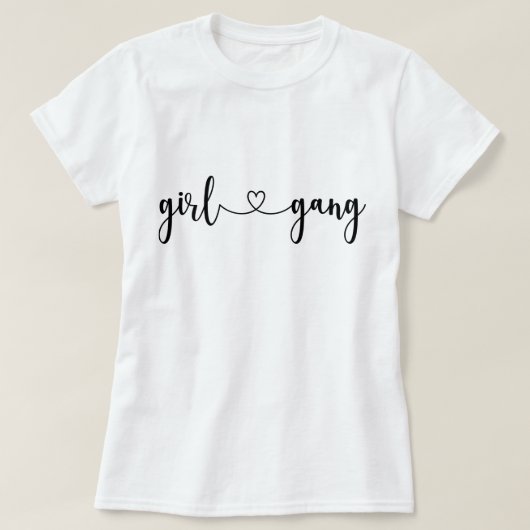 Girl Gang T-shirt (Design voorkant)