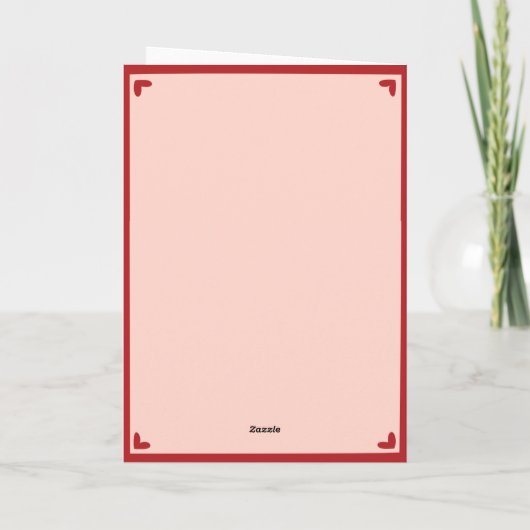 Girl Gay Couple Foto Valentijnsdag Romantic Kaart (Achterkant)