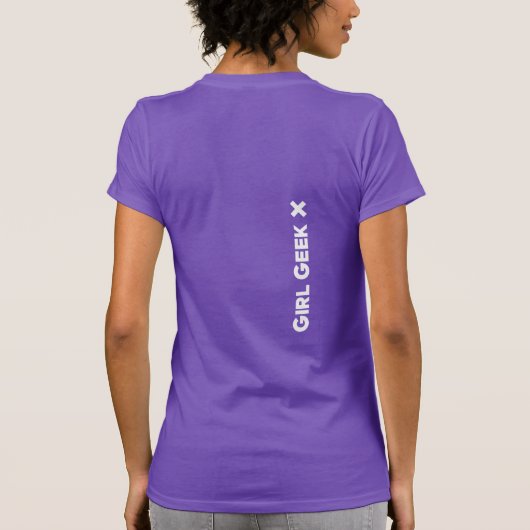 Girl Geek X: Beter gecombineerd T-shirt (Achterkant)