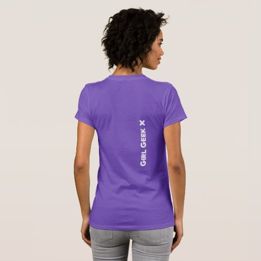 Girl Geek X: Beter gecombineerd T-shirt (Achterkant volledig)