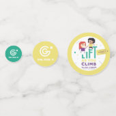 Girl Geek X Elevate + #IWD2020 tafel Confetti (Voorkanten)