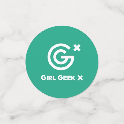 Girl Geek X Elevate + #IWD2020 tafel Confetti (Kleine voorkant)