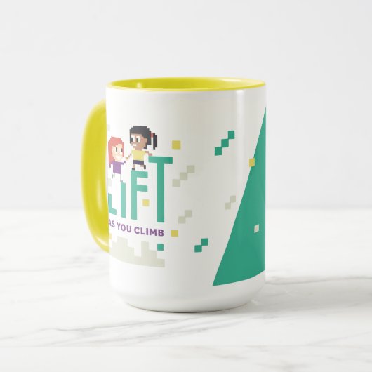 Girl Geek X: Lift als je 15 oz Mok klimt (Voorkant links)