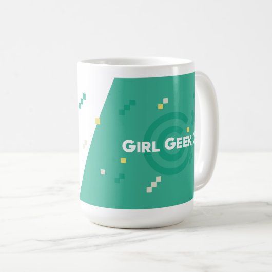 Girl Geek X:  Lift terwijl u 15 oz Mok klimt (Voorkant rechts)