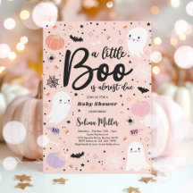Girl Ghost Little Boo is een Halloween Baby shower