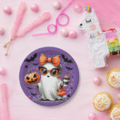 Girl Ghost Party Papieren Bordje (Feest)