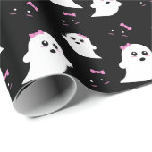 Girl Ghost Pattern Cadeaupapier (Rol Hoek)