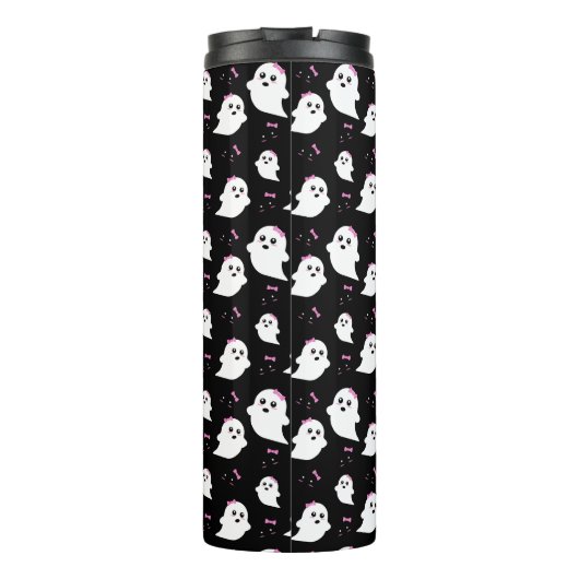 Girl Ghost Pattern Thermosbeker (Achterkant)