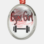 Girl Girl Metalen Ornament (Links)