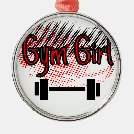 Girl Girl Metalen Ornament (Voorkant)