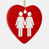 Girl + Girl Ornament (Rechts)