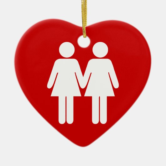 Girl + Girl Ornament (Voorkant)