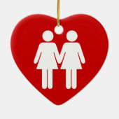 Girl + Girl Ornament (Achterkant)