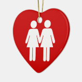 Girl + Girl Ornament (Links)