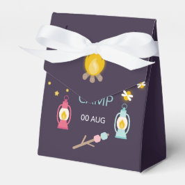 Girl Glamping Party gepersonaliseerd Bedankdoosjes