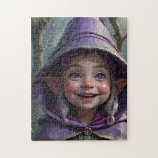 Girl Gnome Legpuzzel (Verticaal)