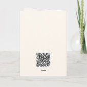 Girl Golfer Birthday Youth Folded Greeting Card Kaart (Achterkant)