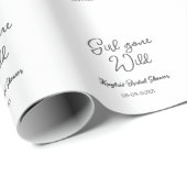 Girl gone wild bridal shower name date simple mini cadeaupapier (Rol Hoek)