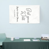 Girl gone wild bridal shower name date simple mini spandoek (Beurs)
