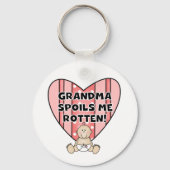 Girl Grandma Spoils me Sleutelhanger (Voorkant)