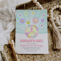 Girl Groovy One Retro Birthday