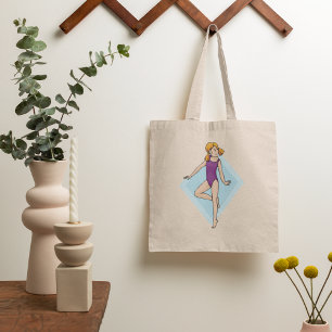 Girl Gymnast Tote Bag