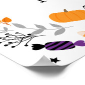 Girl Halloween Spooktacular Birthday Welcome Poste Poster (Hoek)