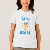 Girl Hanukkah T-shirt (Voorkant)