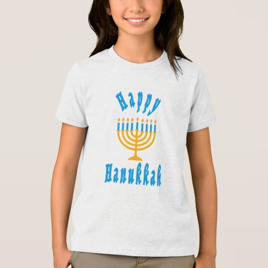 Girl Hanukkah T-shirt (Voorkant)