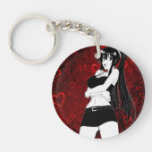 Girl Hearts Keychain (Voorkant)