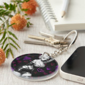 Girl Hearts Sleutelhanger (Voorkant Rechts)