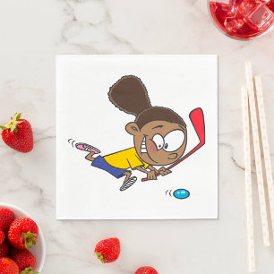 Girl Hockey Player Servet