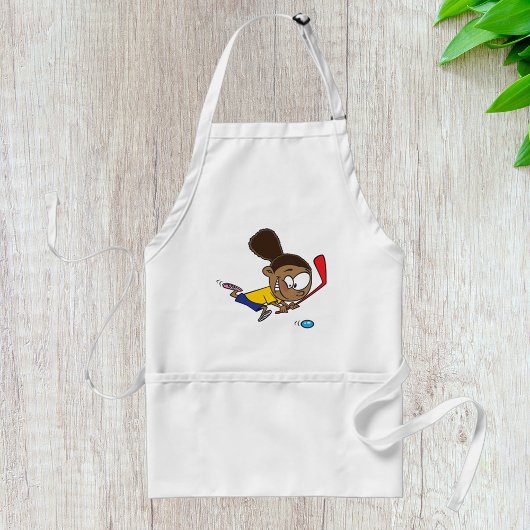 Girl Hockey Player Standaard Schort