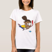 Girl Hockey Player T-shirt (Voorkant)