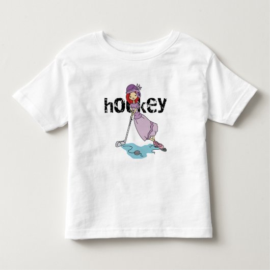 Girl Hockey Player T-shirts en cadeautjes (Voorkant)