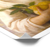 Girl Holding Lemons, William-Adolphe Bouguereau Poster (Hoek)