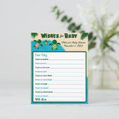 Girl Honu Zee Turtle wil Baby shower roze (Staand voorkant)