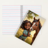 Girl & Horse Notitieboek (Binnen)
