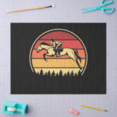 Girl Horse Riding Tissuepapier (Craft)