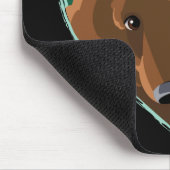 Girl Hugging Beer Muismat (Hoek)