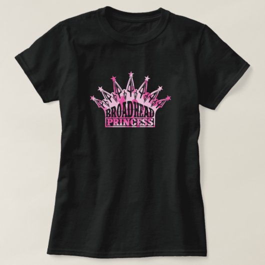 Girl Hunting T shirt Broadhead Princess Camo (Design voorkant)
