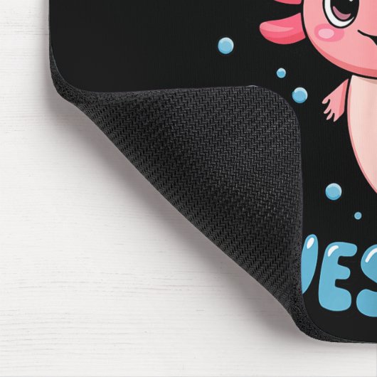 Girl I Axolotl Questions Funny Cute Graphic Tees Muismat (Hoek)