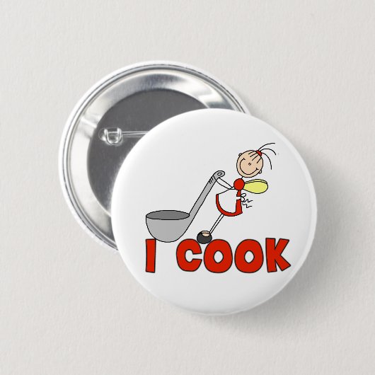 Girl I Cook Button (Voorkant /achterkant)