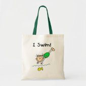 Girl I Swim T-shirts en cadeautjes Tote Bag (Voorkant)