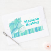 Girl id full name aqua pony horse sticker (Envelop)