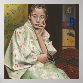 Girl in Kimono – Homage to Breitner & Geesje Kwak Poster