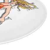 Girl in Martini Glass Cutting Boards Snijplank (Hoek)