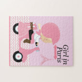 Girl in Paris Puzzle Legpuzzel (Horizontaal)