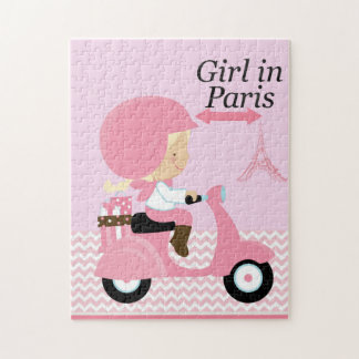 Girl in Paris Puzzle Legpuzzel